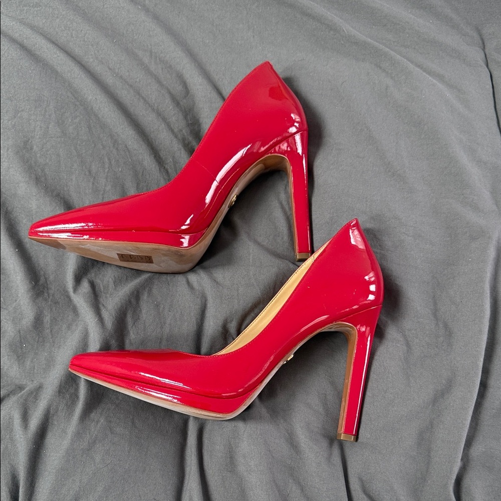 MICHAEL Michael Kors Red Patent Heels
